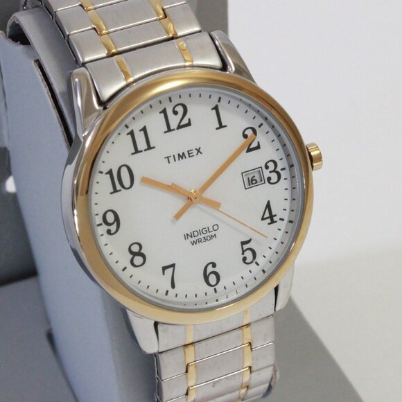 Timex Easy Reader Men's Quartz Watch With Expansion Bracelet 35mm - Picture 5 of 12